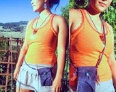 Bare Essentials Pouch. Convertible adjustable hip / shoulder / neck bag. Custom made to order. Upcycled leather.  Wallet Purse / Smart phone
