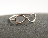 Infinity Ring in Sterling Silver - Silver Infinity Knot