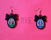 Enid and Rebecca couple cameo earrings - Ghost World