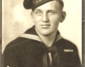 Vintage In the Navy Photograph