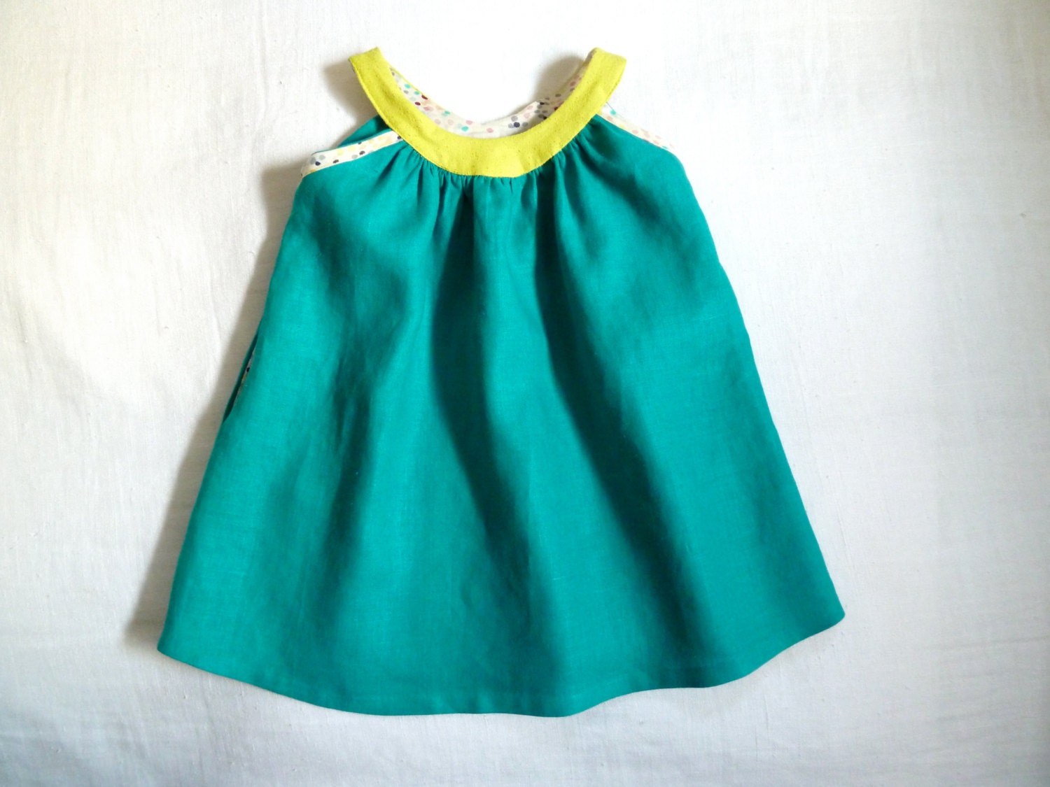 Linen, Raw Silk Noil & Nani Iro Dress