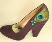 Purple Chunky Heels