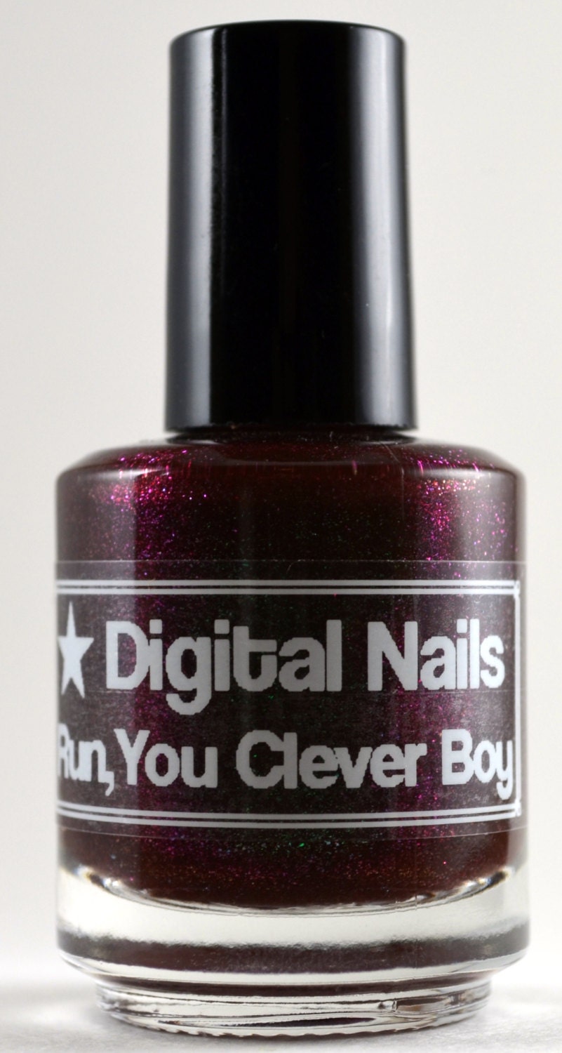 Run, You Clever Boy : Clara Oswald and  Doctor Who inspired jelly nail polish by Digital Nails