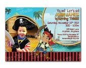 jake and the neverland pirates digital/print at home invitation
