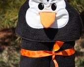 Hooded Penguin Towel
