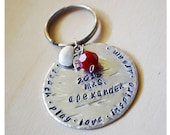 Teacher Gift - Teach, Love, Inspire - Apple Keychain - 2013 - Teacher of the Year - Preschool