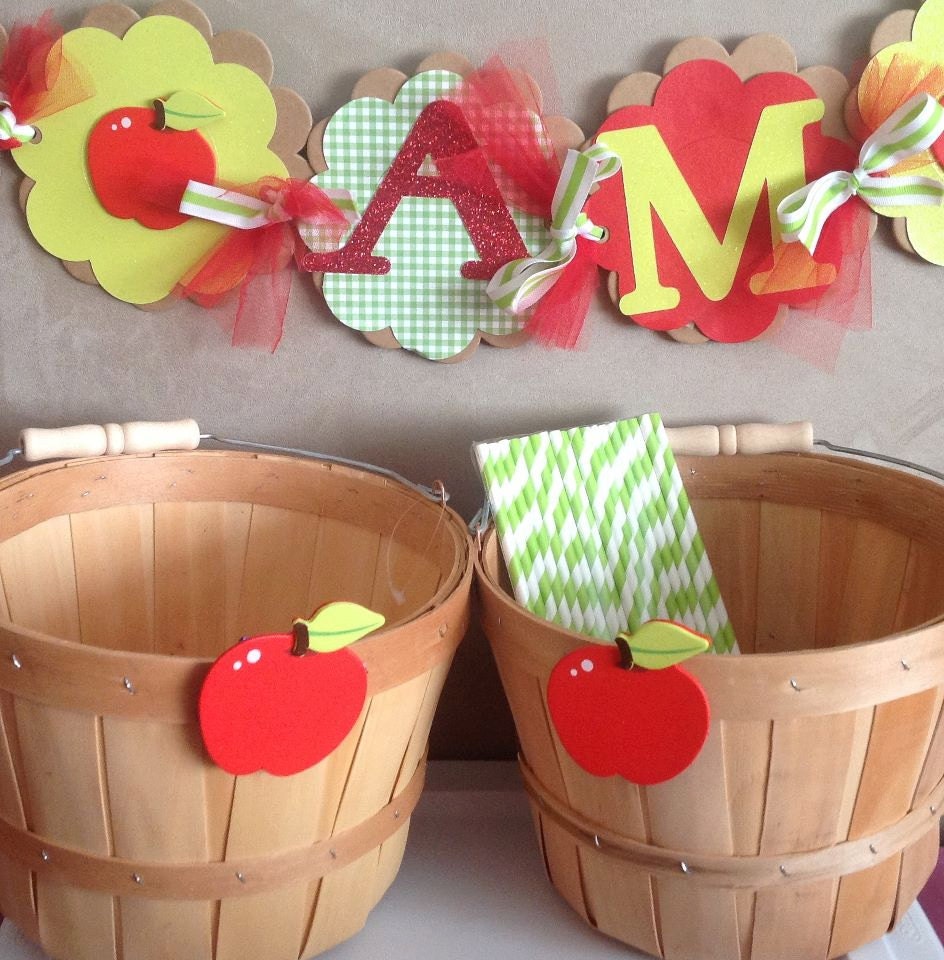 Apple of my EYE - I AM ONE Birthday Banner Il_170x135