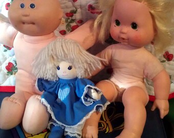 Vintage Dolls (3) -Lemon Meringue, Cabbage Patch, Pauline B Jonness Jacobsen