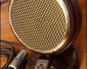 Vintage Grundig GCM3 Bakelite Microphone with Free Shipping to the USA