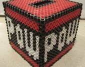 POW Block 3d Nintendo Perler Bead Bank