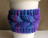 Very Berry Handknit Coffee Sleeve