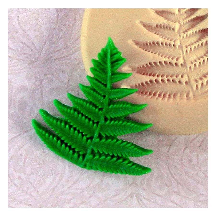 Fern Leaf Mold Flexible silicone 33mm by CrazyLadiesCreations