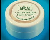 Night Cream Face Moisturizer, Custom Natural Skincare Botanical Anti Aging Skin Care, Facial Cream Sample Size