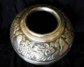 antique sterling silver vase engraved fruit motives vintage sterling silver plated flower vase wedding gift