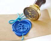 Anchor Nautical Gold Plated Wax Seal Stamp x 1 - BacktoZero Anchor Nautical Gold Plated Wax Seal Stamp x 1 - BacktoZero