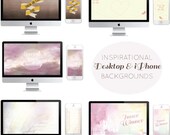 inspirational desktop & iphone backgrounds