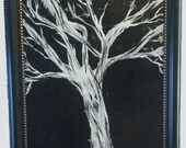 Woman of the Tree Original Acrylic Canvas Painting-Nature-Forest-Fairy-Faeries