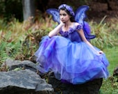 Fairy Princess Flower Sleeve Tutu Dress