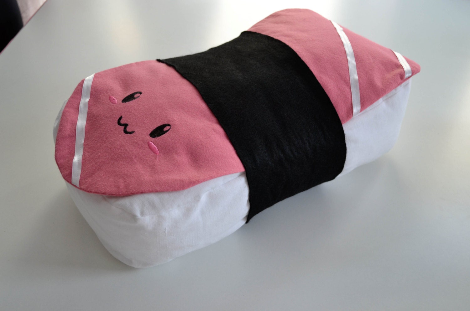 Huge kawaii Sushi nigiri salmon pillow