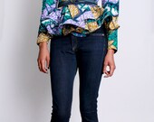 NEW The Patricia- African Print 100% Holland Wax Cotton Wrap Cardigan Jacket