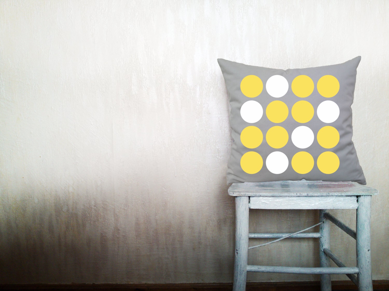 Polka dots pillow decorative throw pillow geometrical pillow cover gray cotton toss dotted pillow case bedding set 18x18  ohtteam
