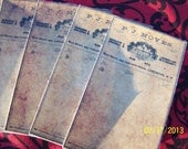 Vintage Prescription Label Bookplate Sticker Set