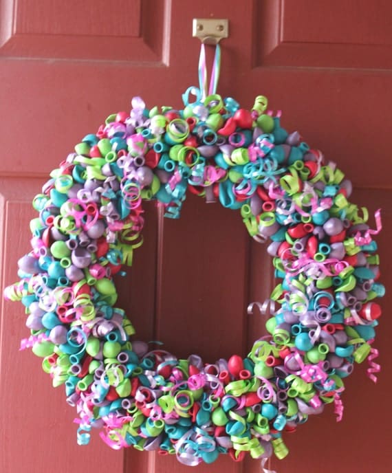 Custom Color Balloon Wreath Il_570xn