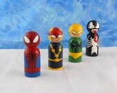 Super Hero Peg People