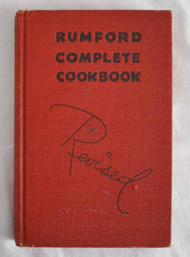 1940 Rumford Complete Cookbook
