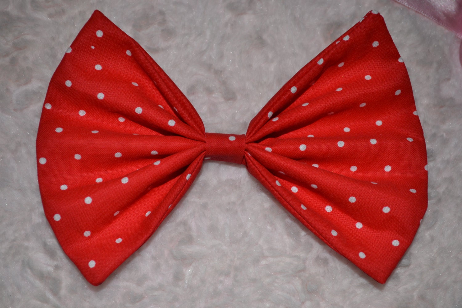 Red Polka Dot Bow