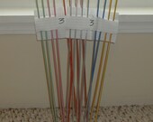 Single Point, 14 inch, Size 3, Metal, Boye USA, Susan Bates, Zephr, Knitting Needles Vintage