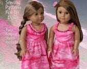 Eden Ava Hawaiian Sundress Doll Clothes Pattern for 18 inch American Girl Dolls - PDF