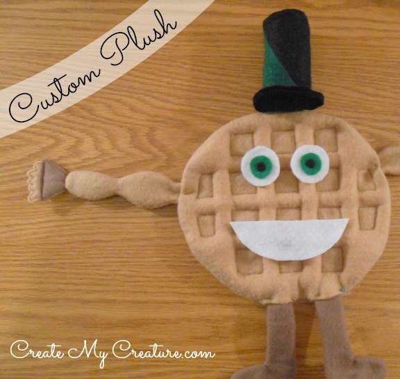 Custom Plush from your Kids Artwork - Large Stuffed Animal - Childrens Plush Toy- Custom Soft Doll