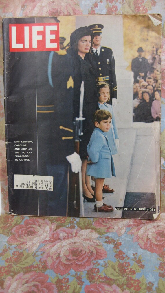 Life Magazine John F. Kennedy Jfk Death By Terrificvintagefinds