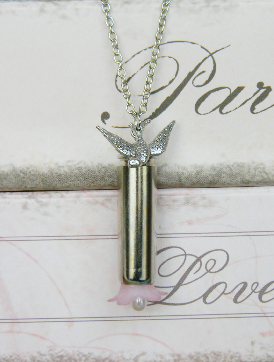 Silver Bullet Necklace, Bullet Necklace, Bullet Jewelry, Shell Case Necklace, Outlaw Glam