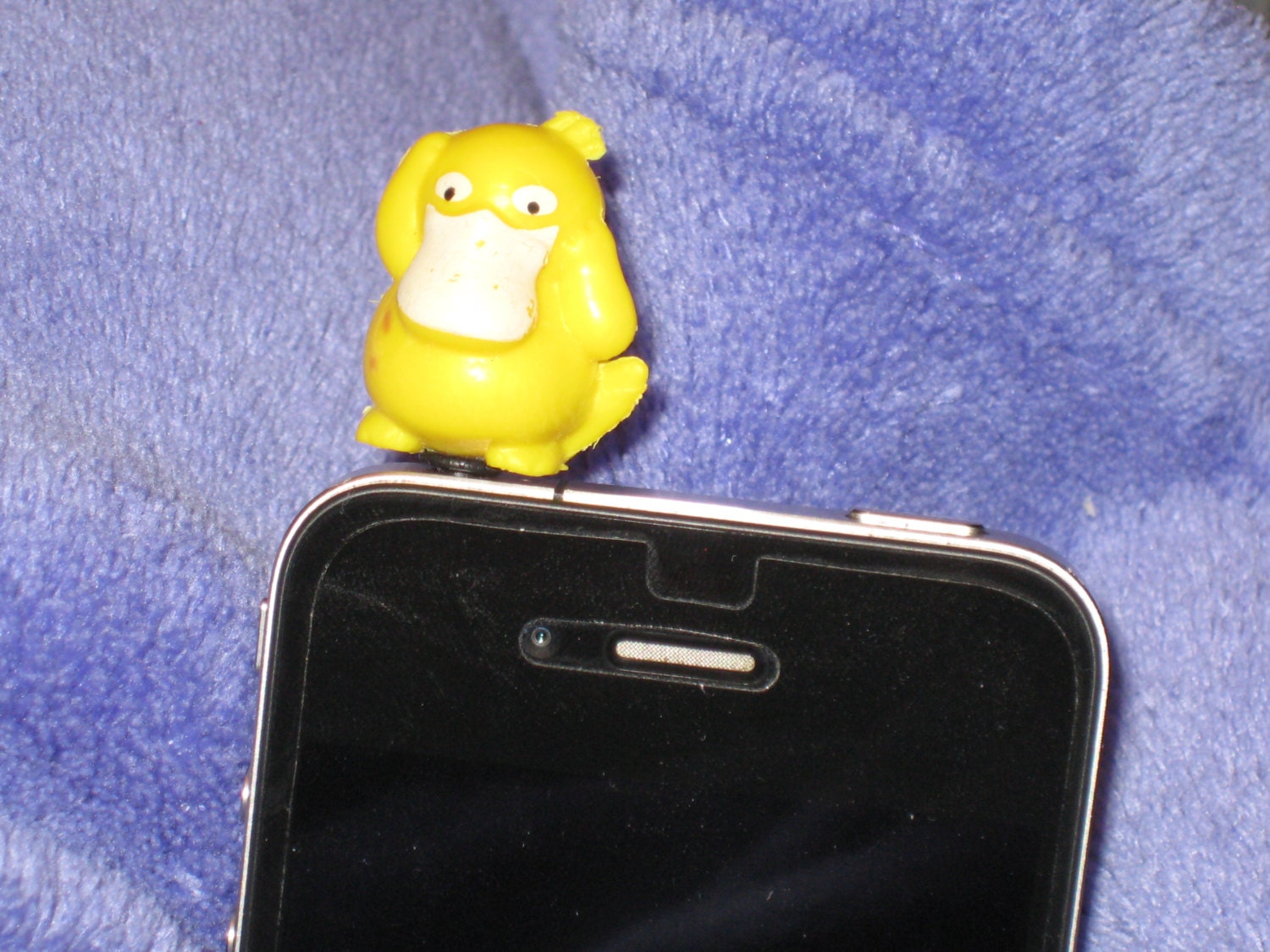 Pokemon Psyduck Phone Charm Ear Jack Plug