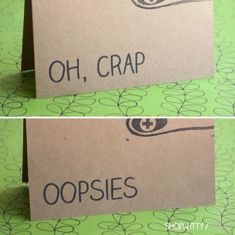 Funny Pregnancy Announcement Card