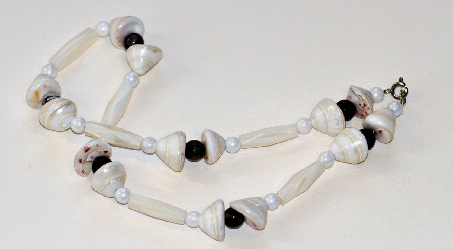 Shell Boneyard: Shell, Glass and Marble Choker