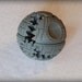 Exploding Death Star - Small (Gray, Black or White)