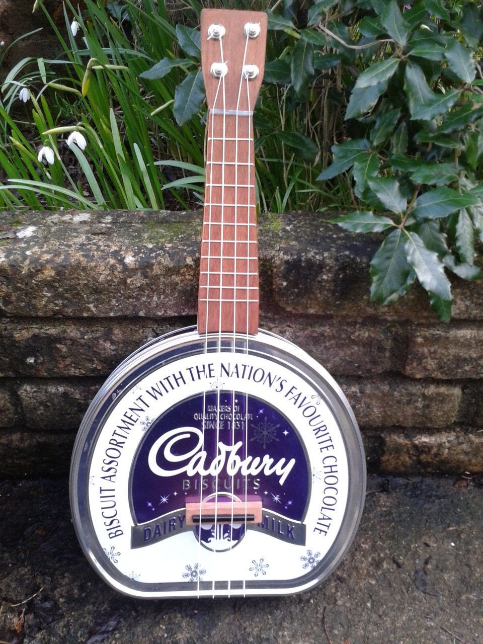 Handmade 'Cadburys chocolate biscuits' Tinkulele