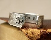 I Refuse to Sink - Secret Message Ring -  Affirmations - Aluminum Hand Stamped Ring