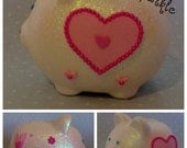 Sugar Sparkle Glitter Piggy Bank