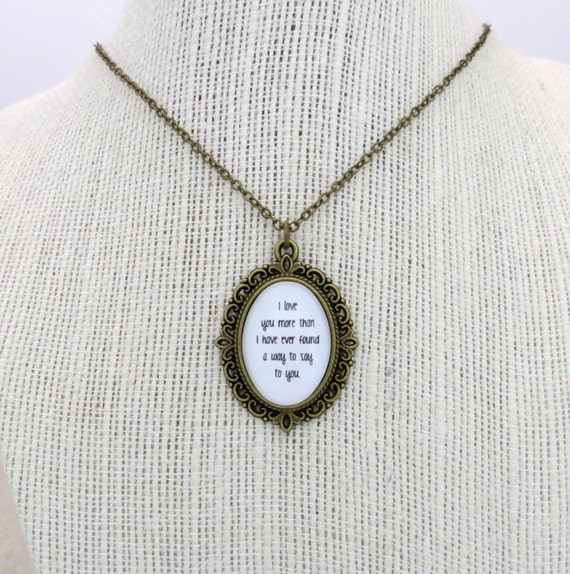 Ben Folds - The Luckiest Inspired Lyrical Quote Pendant Necklace