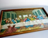 Vintage "The Last Supper" Framed Print
