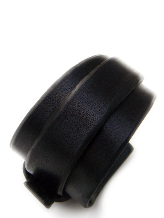 It's a Wrap Leather Cuff - Three Sizes, Adjustable, and Unisex- Choice of Color Leather