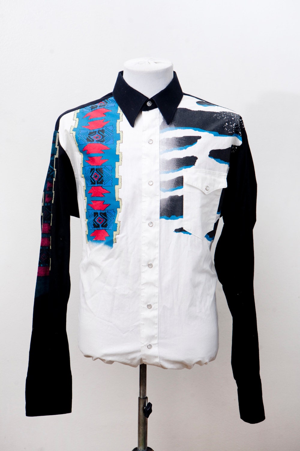 Large Men's Vintage 1980's Western Shirt by Wrangler