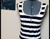 Sailorette In Stripes Babydoll Dress - Sm - RatherxPeculiar