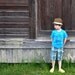 Kiddo Owl Tee - Neon Blue (2-8)
