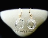 Cosmic in Gold - Bridal Earrings, Wedding Earrings