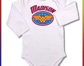 Wonder Woman custom onesie